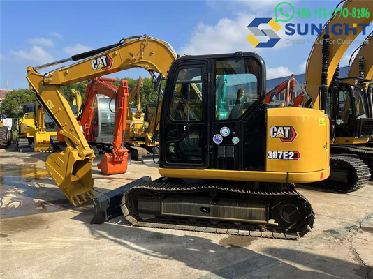 Kleine Japan Maschine Zweithand CAT Caterpillar 307E Bagger in geringer Fracht verwendet Caterpillar CAT 307E Bagger