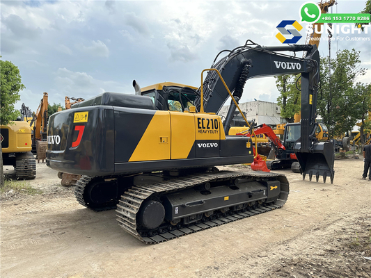 Gebrauchtes Baggerlieferant Volvo EC210B Hydraulisches Eimerbagger für die Bergbauindustrie