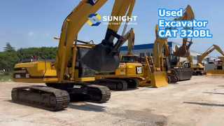 Gebrauchter Bagger CAT 320BL zu verkaufen