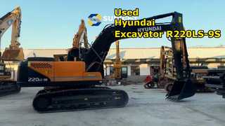 Gebrauchter Hyundai R220-9S Bagger zu verkaufen